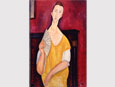 Mulher & leque de Modigliani